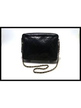 Chanel Quilted GD Metal Fittings Shoulder Bag